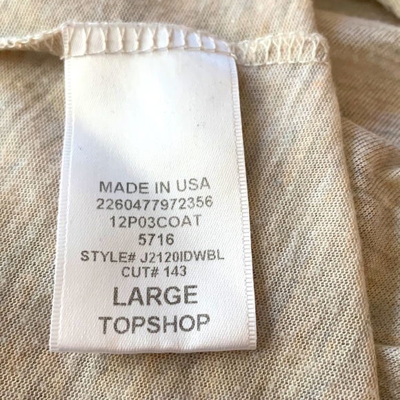 3 for $20 bundle Top Shop project social skeleton heart motif t shirt beige - Picture 5 of 5